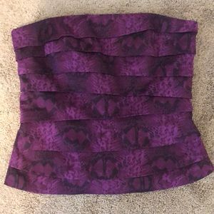 Purple WHBM Bustier
